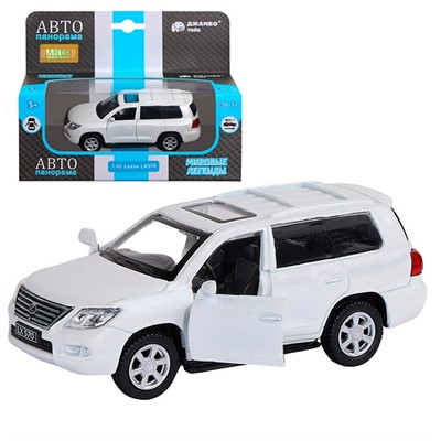 Модель 1:43 Lexus LX570, белый 1251262JB Автопанорама - фото 26560641