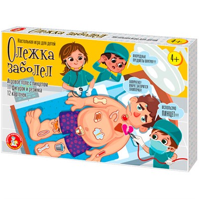 Игра Электронная  настольная "Олежка заболел" 04833 - фото 26564267