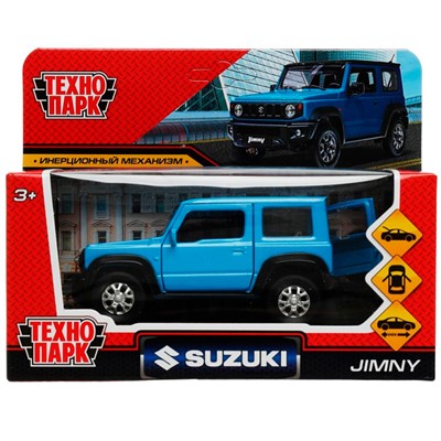 Модель JIMNY-12-BUBK SUZUKI JIMNY 11,5 см синий Технопарк в коробке - фото 26588822