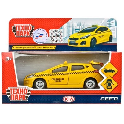 Модель CEED-TAXI KIA CEED Такси Технопарк в коробке - фото 28018517