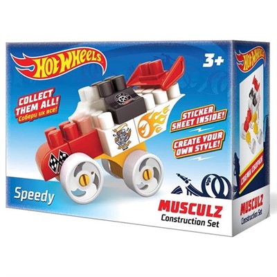 Конструктор Bauer 709 hot wheels серия musculz Speedy - фото 28019763