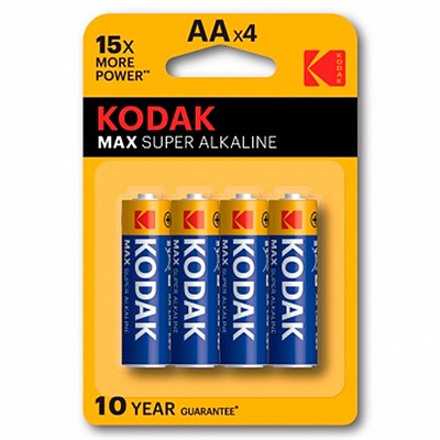 Элемент питания KAA-4 Kodak Max (4шт) 4xBL LR 6 /цена за упак/ - фото 28028365