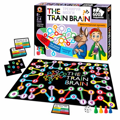 Игра Викторина для всей семьи «Тренируй мозги. The Train Brain» 03378 - фото 28042191