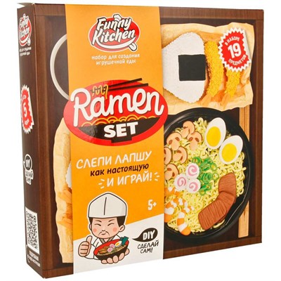 Лизун Slime Лаборатория Funny Kitchen Ramen set SS500-40217 - фото 28528589