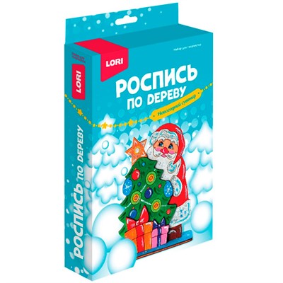 Набор для творчества Роспись по дереву.Новогодний сувенир "Дед Мороз" Фнн-052 Lori - фото 30224644