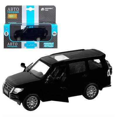 Модель 1:43 Mitsubishi Pajero 4WD Tubro, черный 1251429JB Автопанорама - фото 30640473