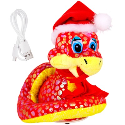 Игрушка на аккум. + USB Змея 141V-557 - фото 30669611