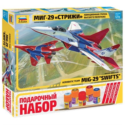 Сборная модель 7310П Самолет МиГ-29 Стрижи - фото 32985005