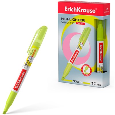 Текстовыделитель желтый Visioline V-11 Neon 56905 /Erich Krause/. - фото 32989271