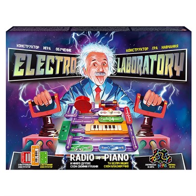 Конструктор электронный Electro Laboratory. FM Radio + Piano /АльянсТрест/ - фото 32992726