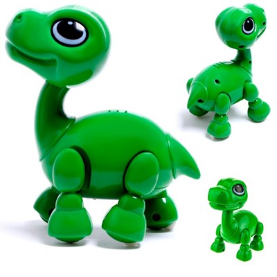 Игрушка на бат. 8332А Динозаврик в кор. - фото 32992886