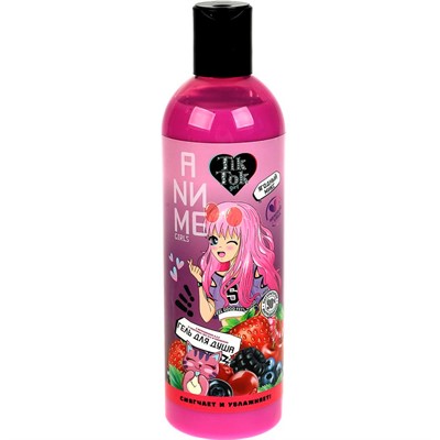 Гель для душа ягодный микс 360 мл TIK TOK GIRL GELA93185TTG /6/ - фото 32995607