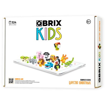 Конструктор QBRIX KIDS Царство животных - фото 32997429