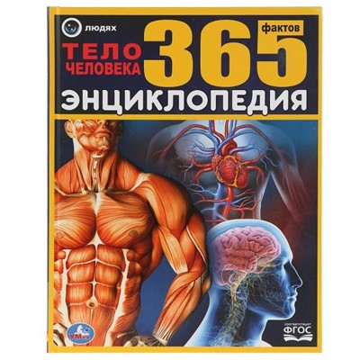 Книга Умка 9785506034872 Энциклопедия.Тело человека.365 фактов А4 - фото 33000540