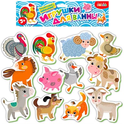 Игрушка для ванной Домашние животные 4390 - фото 33016815