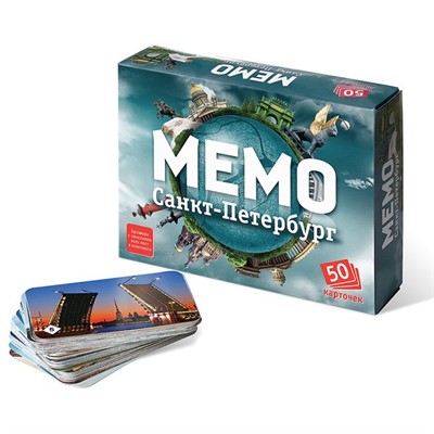 Настольная игра Мемо Санкт-Петербург 7201 - фото 33026783