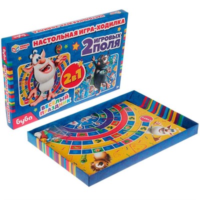 Игра настольная Умка Весёлый праздник.Игра-ходилка.2 в 1.Буба 4680107953858 - фото 33030764