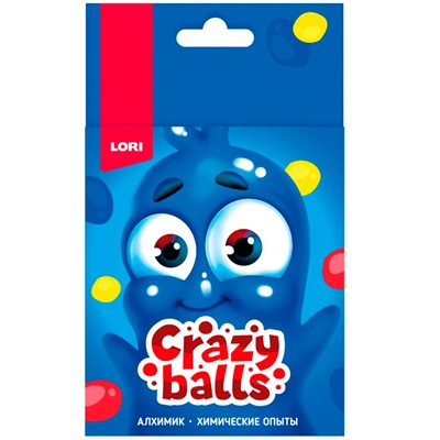 Набор Химические опыты.Crazy Balls "Жёлтый, синий и красный шарики" Оп-101 - фото 33033016