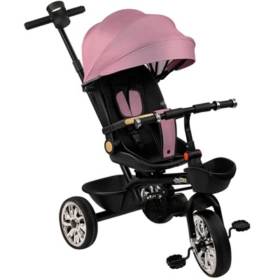 Велосипед трехколесный розовый FG240528316L-2 колеса ЭВА  10"/8" - фото 34721376