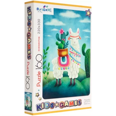 Пазл 160 Kids Games. Лама 07956 - фото 39374221