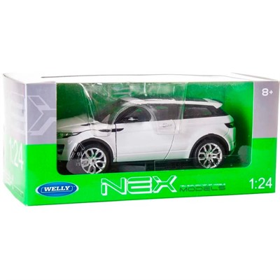 Модель 1:24 Range Rover Evoque, белый 24021W - фото 40235344