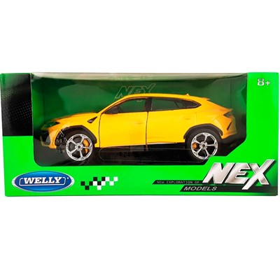 Модель 1:24 Lamborghini Urus, желтый 24094W - фото 40235350