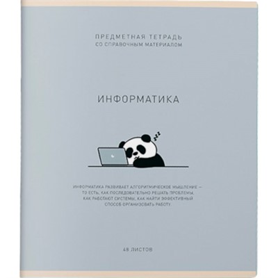 Тетрадь 48 л. клетка Ми-ни-Ми Информатика 022495 - фото 43806167