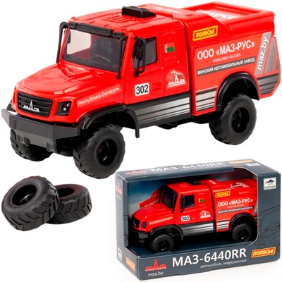 Автомобиль Гоночный грузовик МАЗ-6440RR инерц. в кор. 57314 П-Е /8/ - фото 44569708