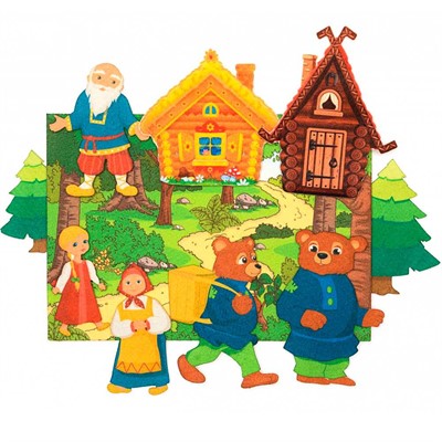 Игра Маша и медведь, фетр LIP1323 - фото 45212142