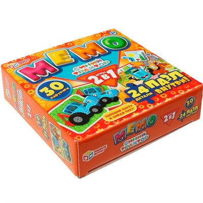 Игра Умка Синий Трактор. Мемо 2 в 1 4650250551461 - фото 46981703