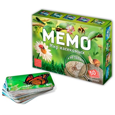 Игра Мемо Мир насекомых и не только 8577 /48/ - фото 46982929