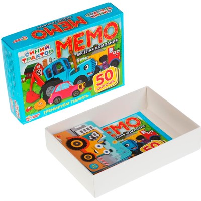 Игра Умка Веселая компания. Синий трактор Мемо.50 карточек 4680107921222 - фото 46993224