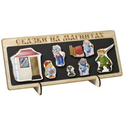 Деревянная сказка на магнитах Красная шапочка К-0543/4 - фото 47033381