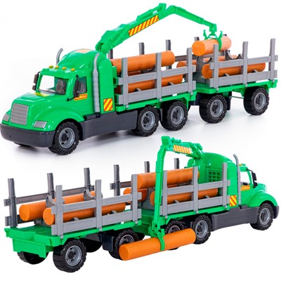 Автомобиль Майк лесовоз с прицепом 55675 П-Е /1/ - фото 47033457