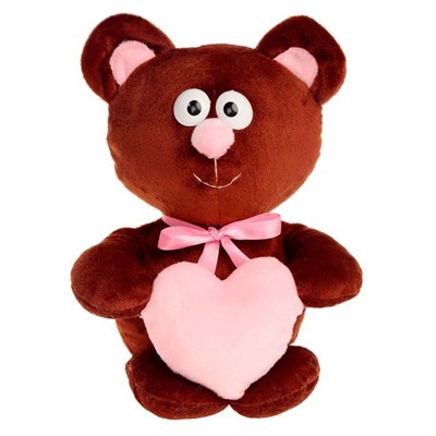 Мишутка с сердцем коричневый Princess Love - фото 47034106