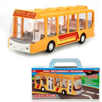 Игра Автобус-Э на батарейках с пультом управления/ОМЗЭТ/ - фото 47034204