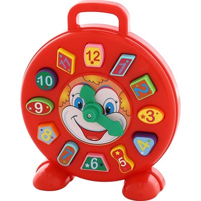 Логическая игрушка Часы Клоун 62741 /П-Е/6/ - фото 47034251