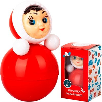 Неваляшка 6С-028 Девочка 112мм - фото 47034269