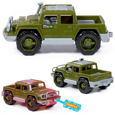 Автомобиль Пикап Защитник военный 63793 /П-Е/ /6/ - фото 47034351
