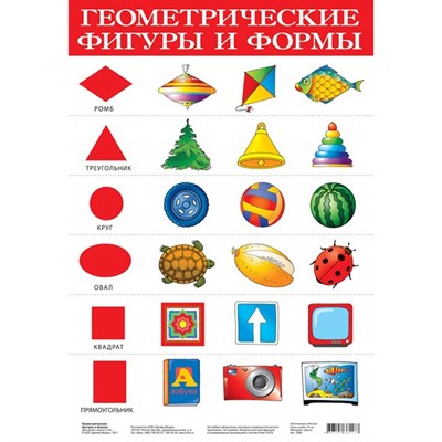Плакат Геометрические фигуры и формы 2094 - фото 47034477