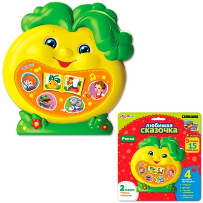 Игрушка музыкальная Любимая сказочка Репка 4680019281872 - фото 47034955