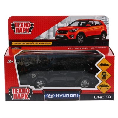 Модель CRETA-BK HYUNDAI CRETA Технопарк  в коробке - фото 47035022
