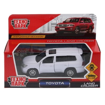 Модель CRUISER-WT Toyota Lsnd Cruiser белый Технопарк  в коробке - фото 47035162