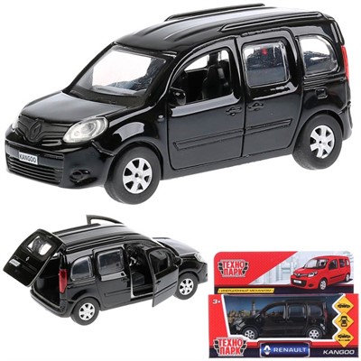 Модель KANGOO-BK RENAULT KANGOO черный Технопарк  в коробке - фото 47035259