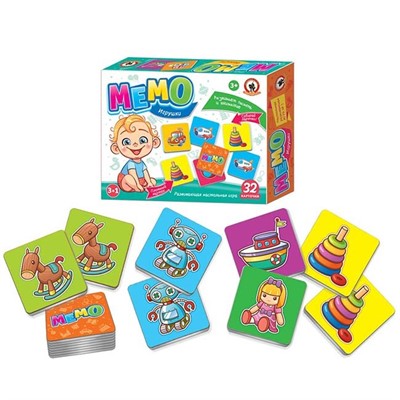 Игра Мемо Игрушки 03455 - фото 47035423