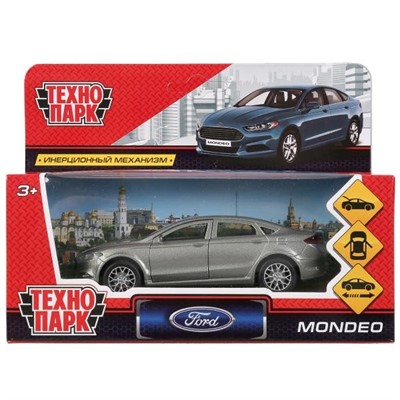 Модель MONDEO-GY Ford Mondeo серый Технопарк  в коробке - фото 47035548
