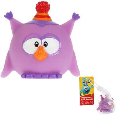 Резиновая игрушка Смешарики Совунья LXS43 в сетке - фото 47035903
