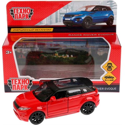 Модель EVOQUE-RD Land Rover Range Rover Evoque красный Технопарк  в коробке - фото 47036393