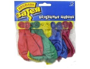 Набор шаров Металлик 25см 10шт в уп. /Е 1111-0106 //цена за уп/ - фото 47037925