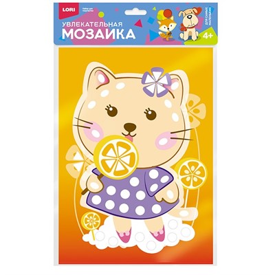 Набор для творчества Увлекательная мозаика (набор большой) "Кошечка" Км-012 - фото 47038678